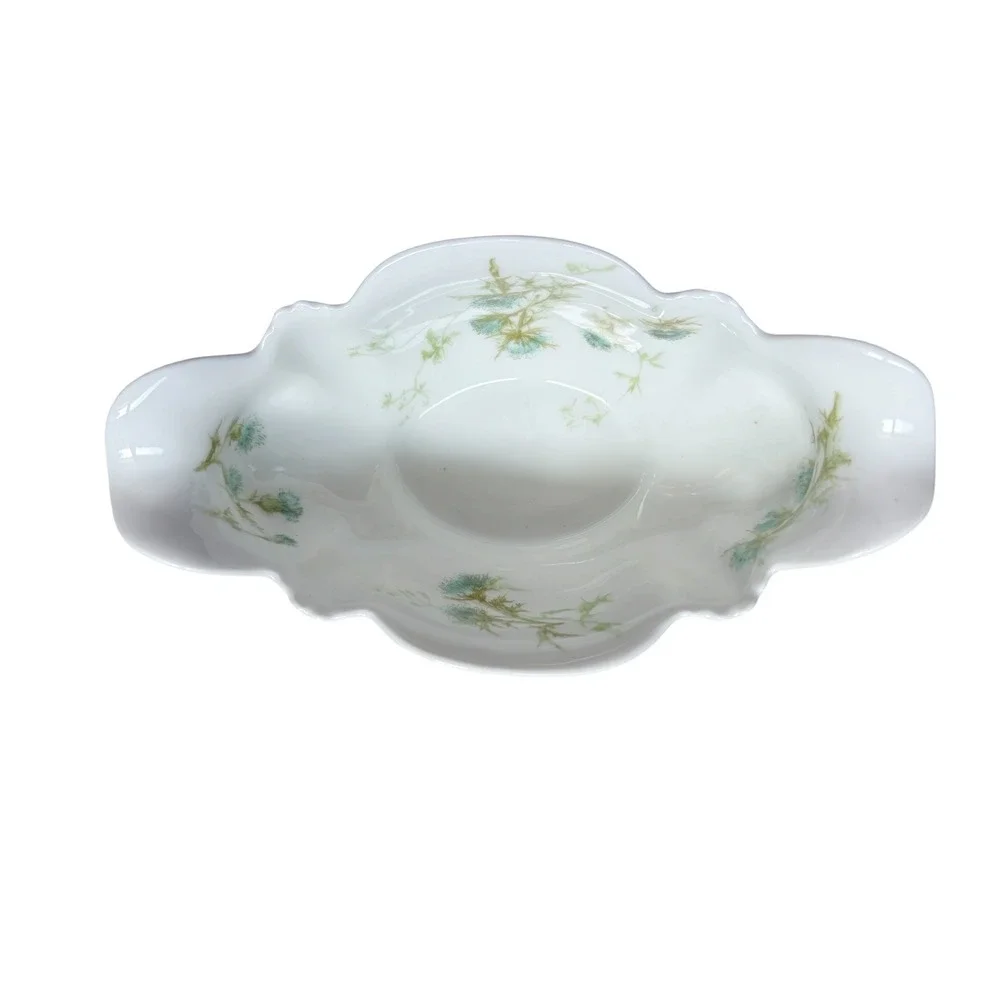 Haviland Antique Limoges France Thistle‎ Porcelain Bowl J.W. Putts. 1876–1889